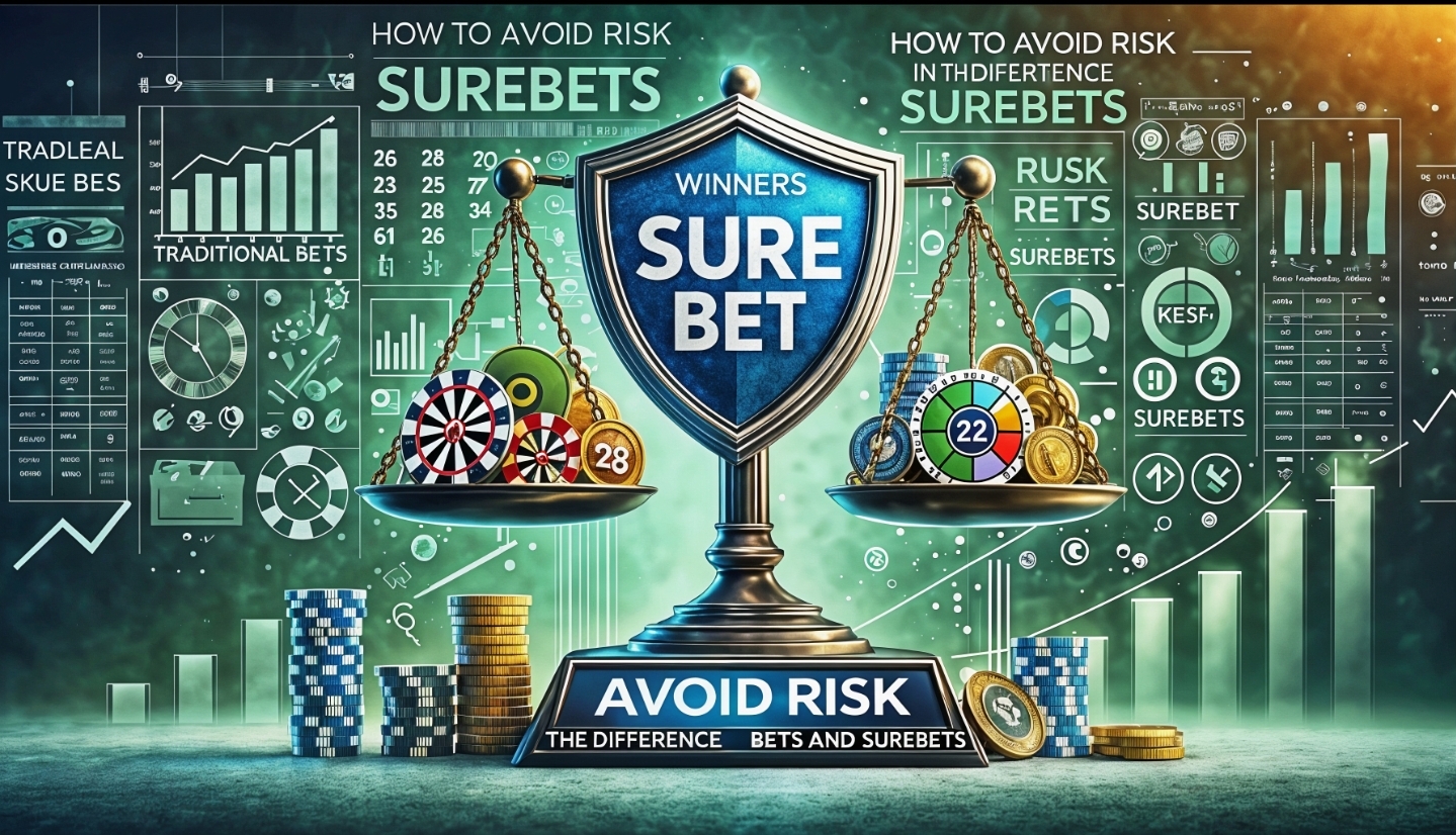 Cómo Evitar el Riesgo en Apuestas: La Diferencia Entre Apuestas Tradicionales y Surebet